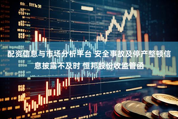 配资信息与市场分析平台 安全事故及停产整顿信息披露不及时 恒邦股份收监管函